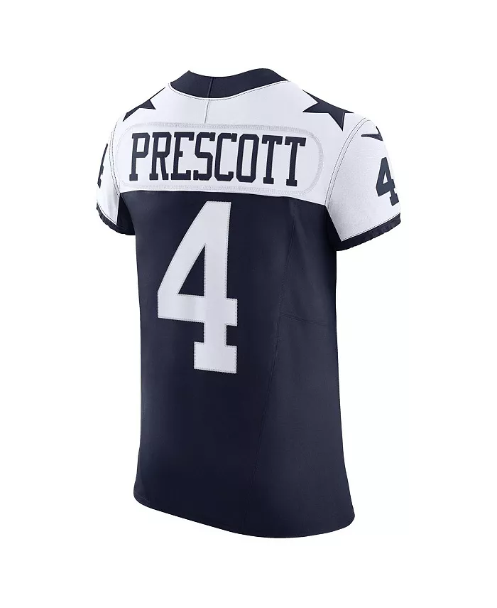 Мужская альтернативная элитная джерси Dallas Cowboys Vapor F.U.S.E. Дака Прескотта Nike, синий — фото 2