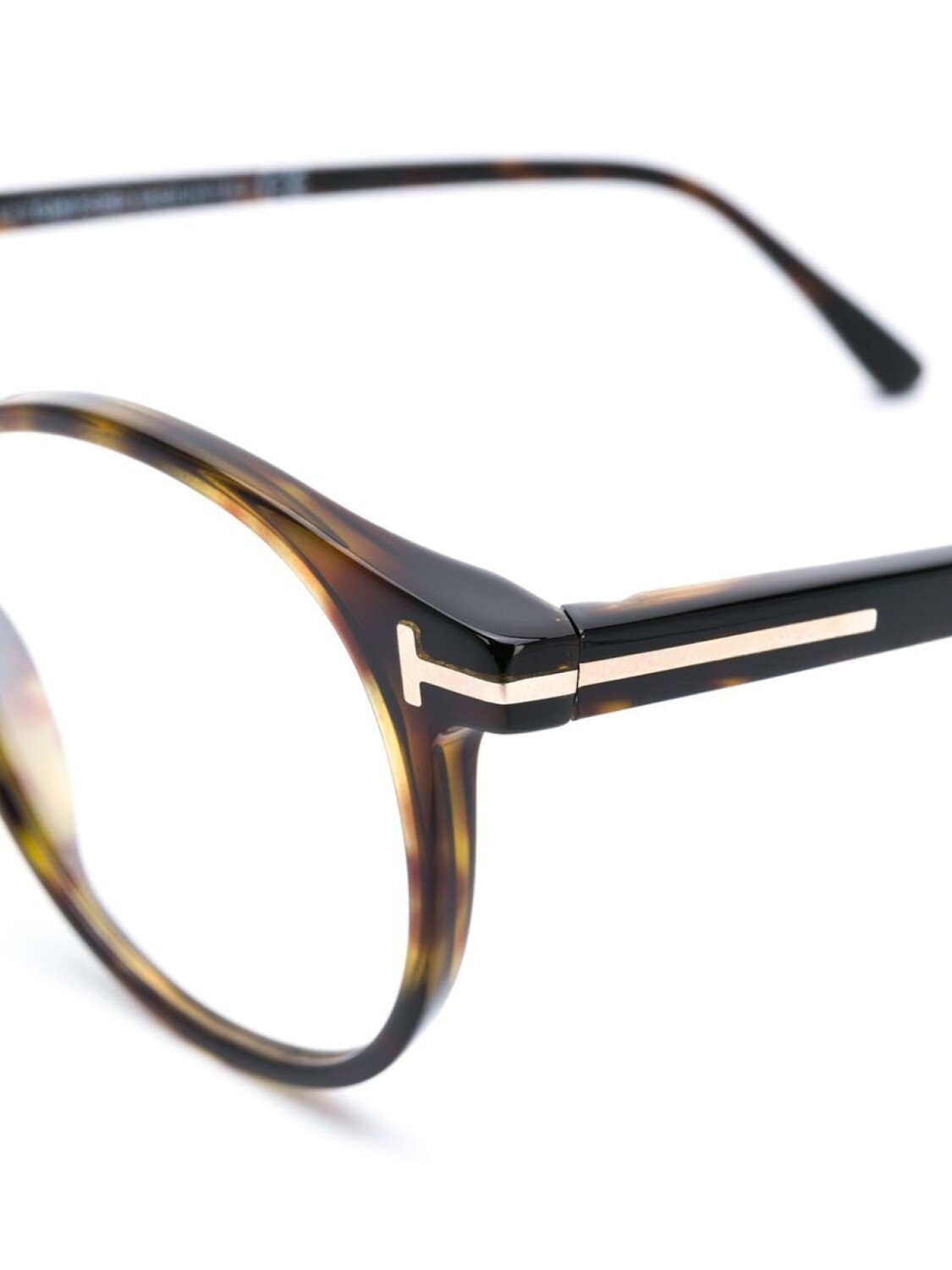 

TOM FORD Eyewear круглые очки, коричневый