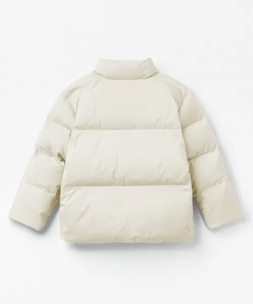Куртка пуховая короткая MUSINSA STANDARD KIDS, полиэстер, пыльно-кремовый — фото 4