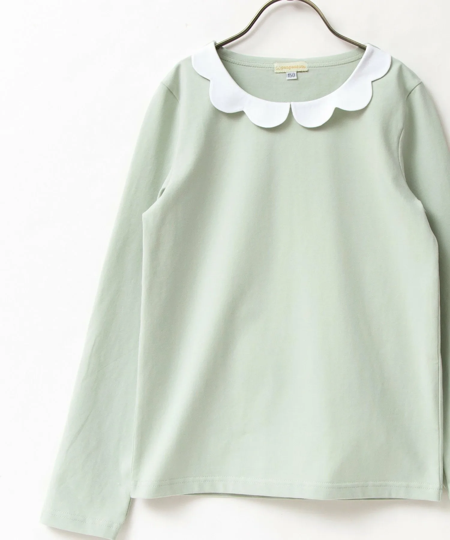 Топ Angel Color (с длинным рукавом) (140 см/150 см) Panpantutu, Cream Mint