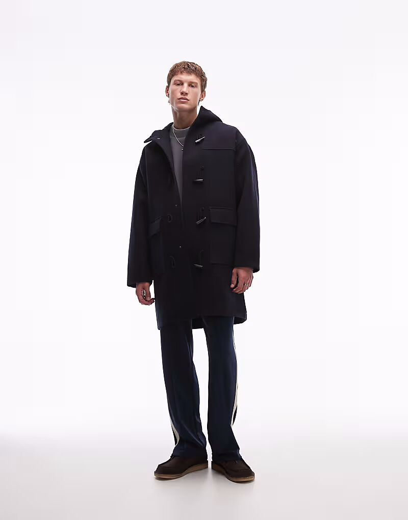 

Дафлкот Topman темно-синего цвета