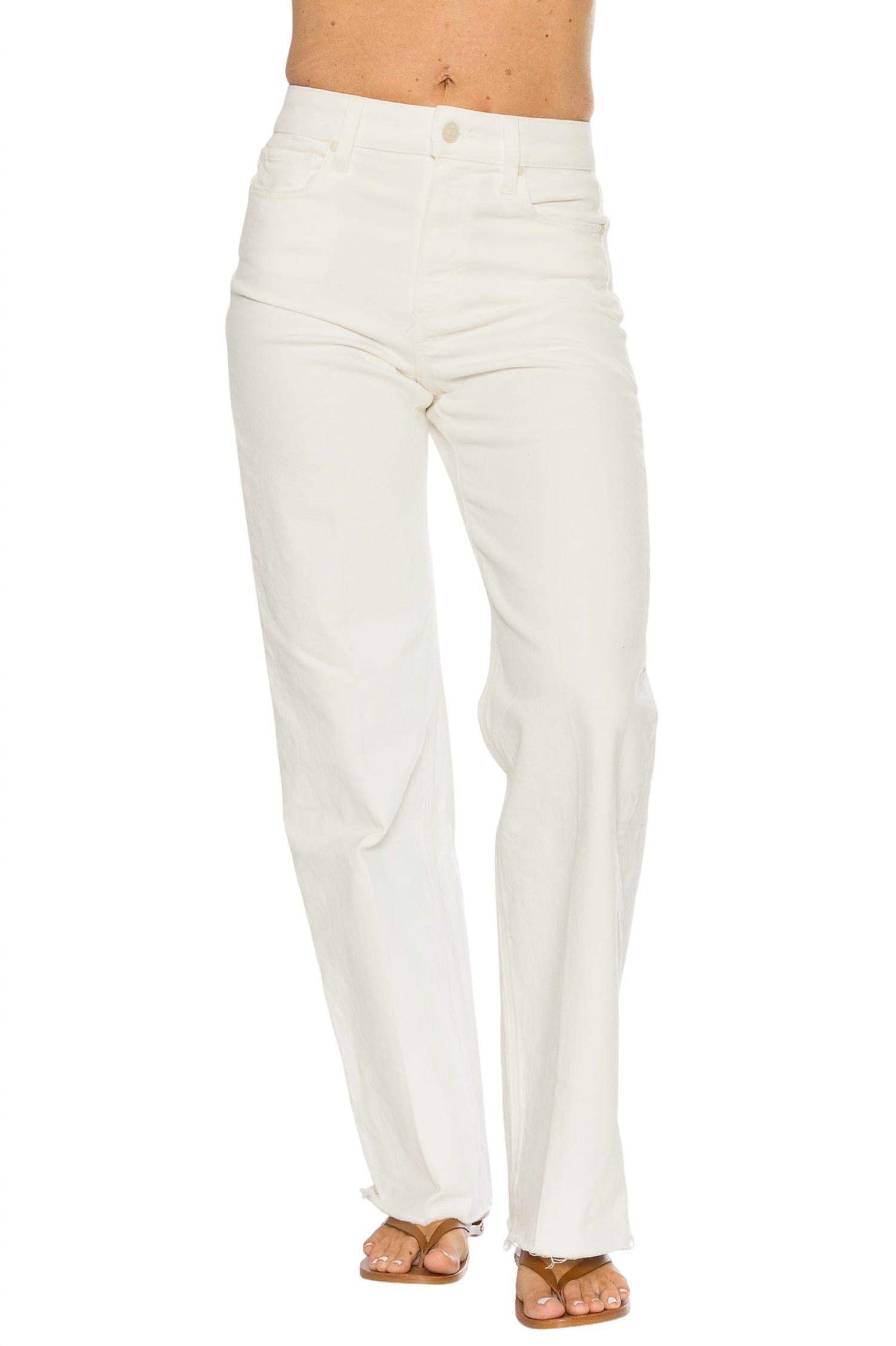 

Джинсы Harper Ankle в тональный цвет экрю Paige, цвет tonal ecru