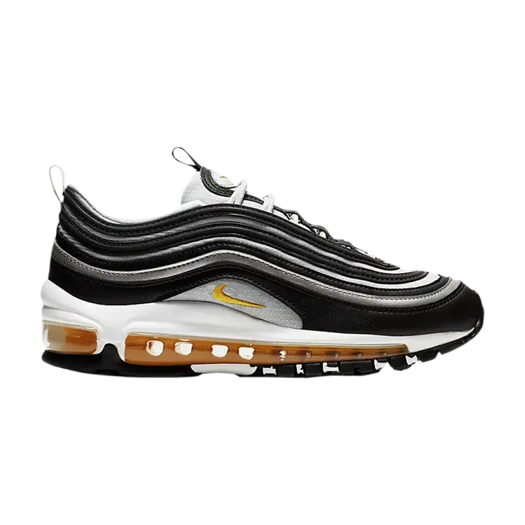 

Кроссовки Nike Air Max 97 GS 'Black Amarillo Silver', черный