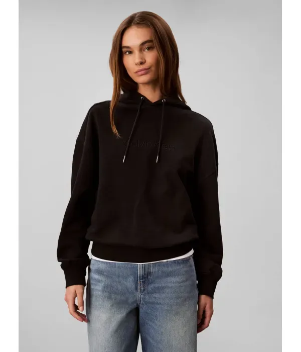 Толстовка loose fit Calvin Klein, черный