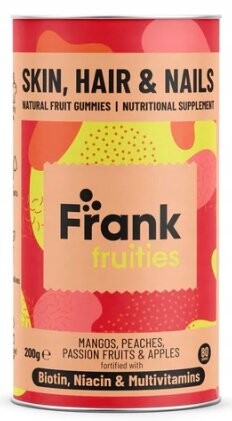 

Frank Fruities, Здоровые волосы, кожа и ногти, 80 желе Inna marka