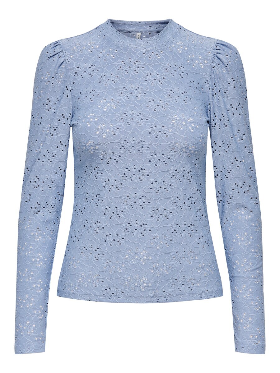 

Лонгслив ONLY Shirt ONLSmilla, светло-синий