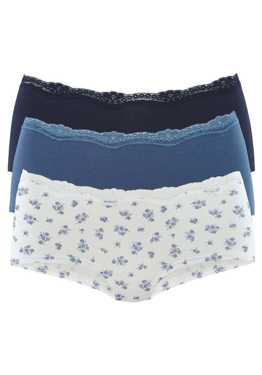 

Трусы VIVANCE Boyshorts, цвет blue/navy/white