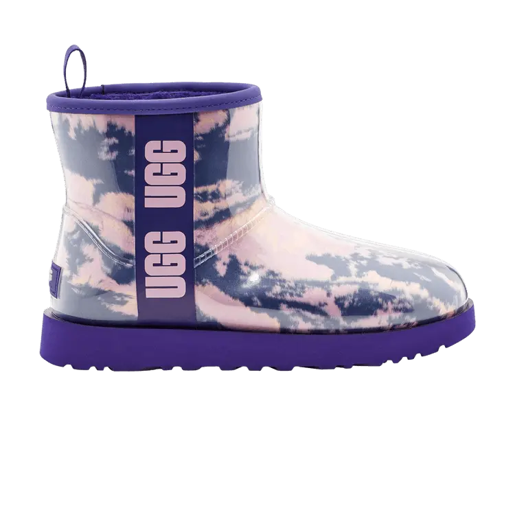 

Кроссовки UGG Wmns Classic Clear Mini Marble Violet Night, фиолетовый