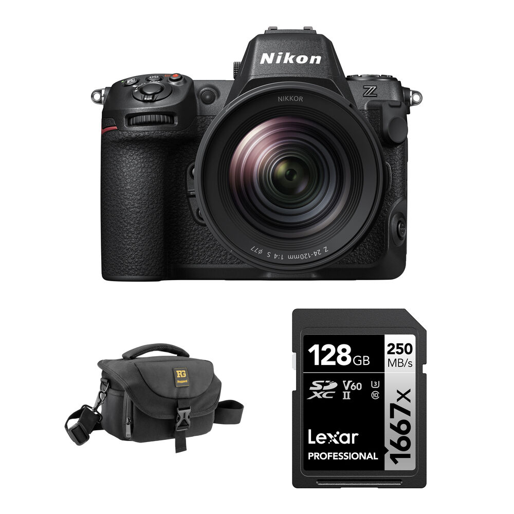 

Беззеркальная камера Nikon Z8 Mirrorless Camera with 24-120mm f/4 Lens and Basic