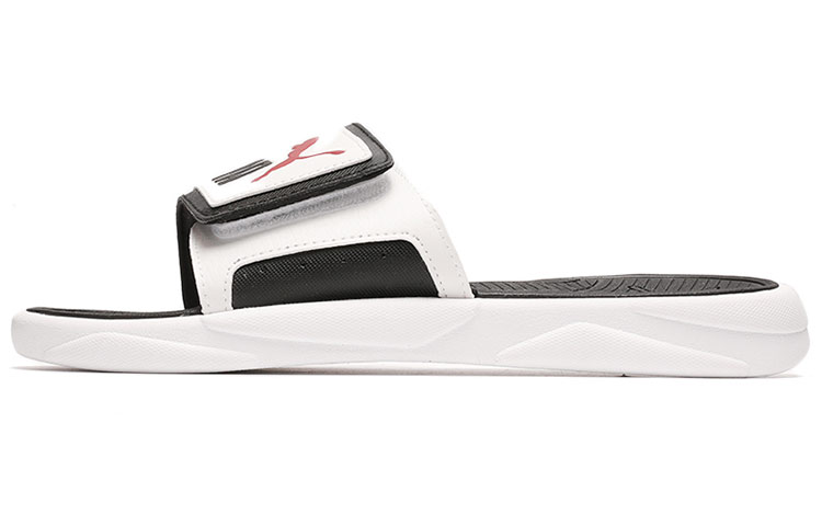 

Шлепанцы и сланцы PUMA Royalcat Comfort Slides 'White Black Chili Pepper'