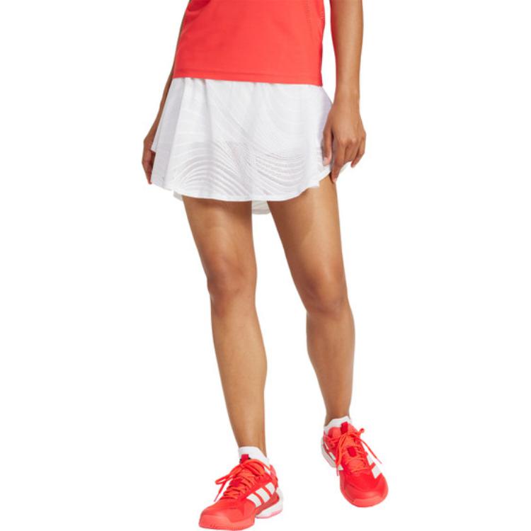 Теннисная юбка с принтом AdiClub Tennis Pro Climacool+ Adidas, белый — фото 4