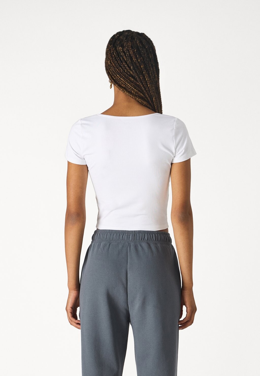 

Базовая футболка SEAMLESS DOUBLE SQUARE Hollister Co., белый