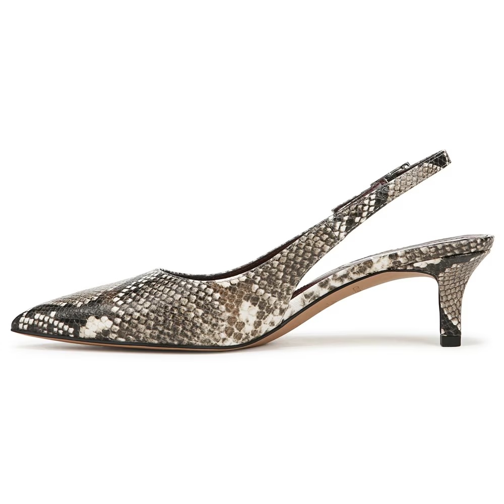 Туфли на ремешке Kate от Franco Sarto, blk/wht snake multi — фото 4