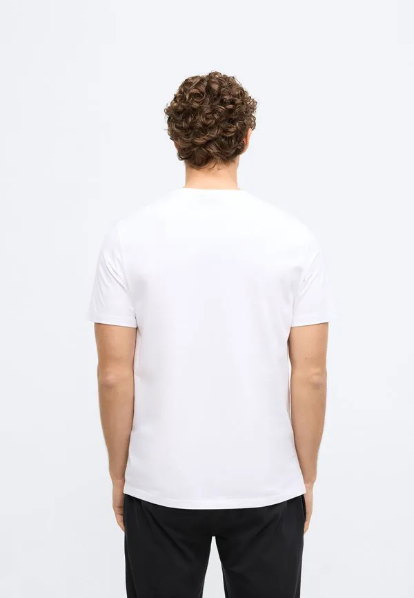 Пижамная футболка с круглым вырезом Emporio Armani, White — фото 4