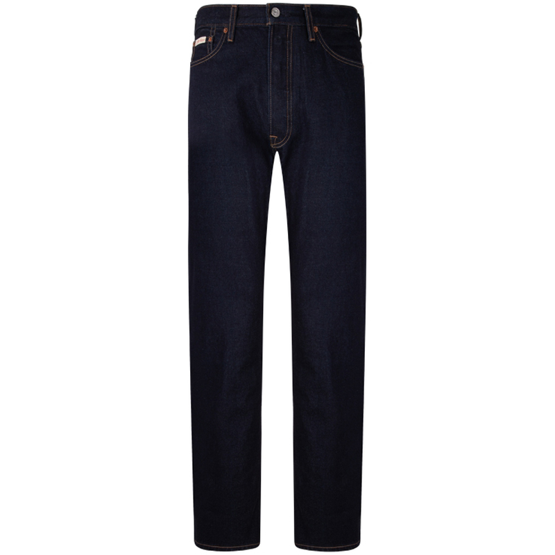 Футболка CALVIN KLEIN Jeans Unisex джинсовая тёмно-синяя, 5DB-Denim Dark Blue — фото 2