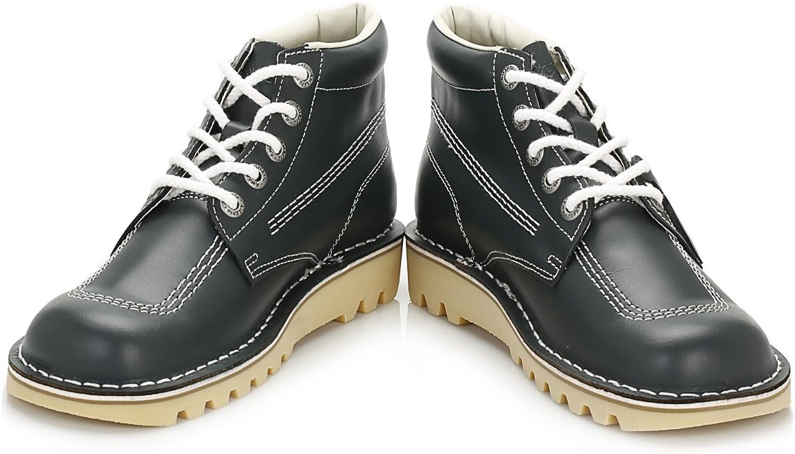 Мужские ботинки Kick Hi Classic от Kickers | Максимальный комфорт | Повышенная стойкость | Премиальное качество, темно-синий — фото 4