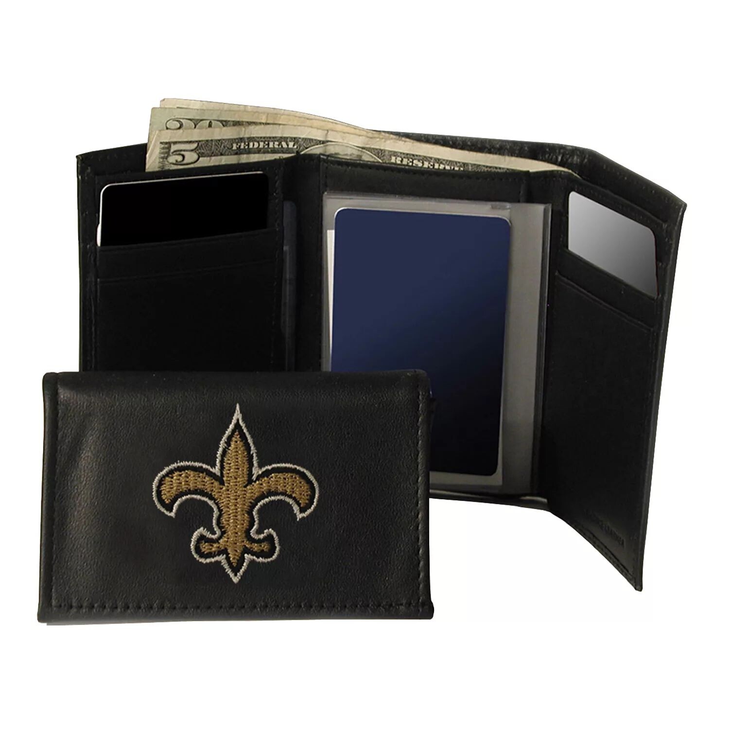 

Кошелек тройного сложения New Orleans Saints NFL