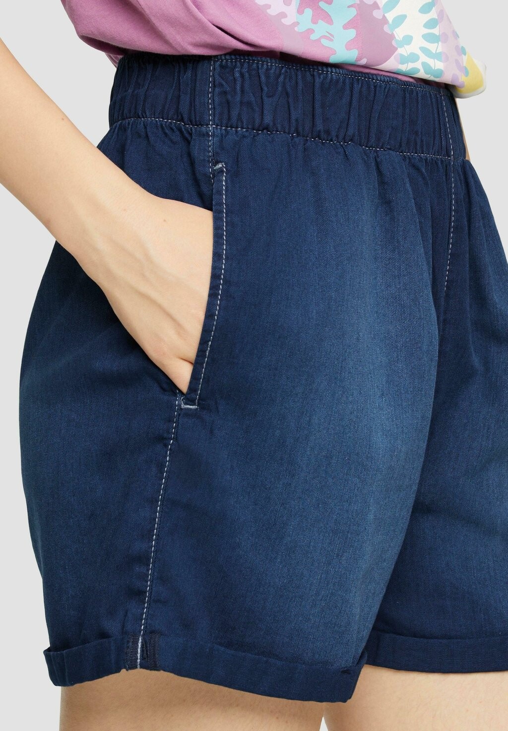 

Джинсовые шорты ABBY SEMI WIDE QS, цвет Blau