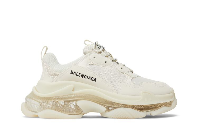 Кроссовки Balenciaga Wmns Triple S Sneaker Clear Sole - Eggshell, кремовый