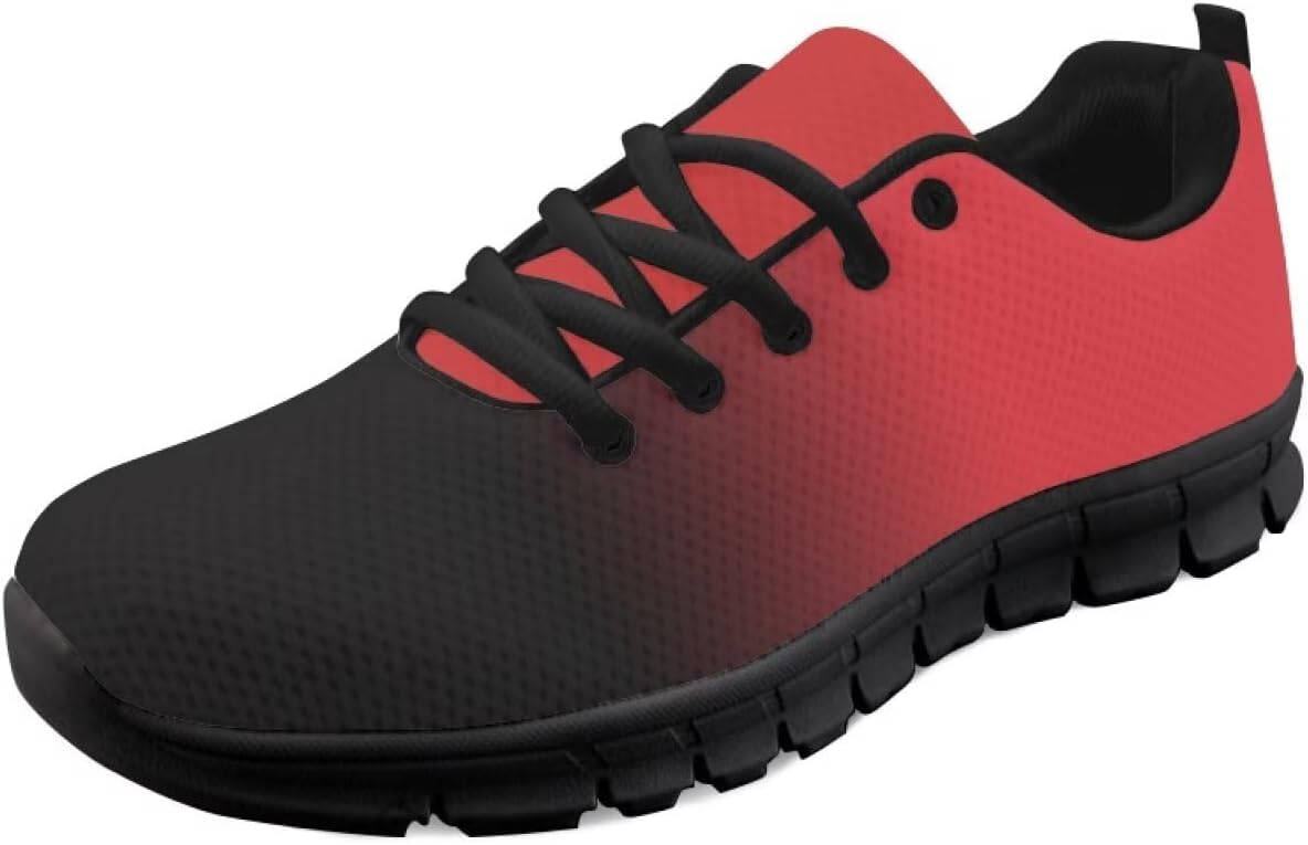 

Мужские теннисные кроссовки легкие, дышащие, из сетки для повседневной носки Yreiwoby, черный/красныйу/красный
