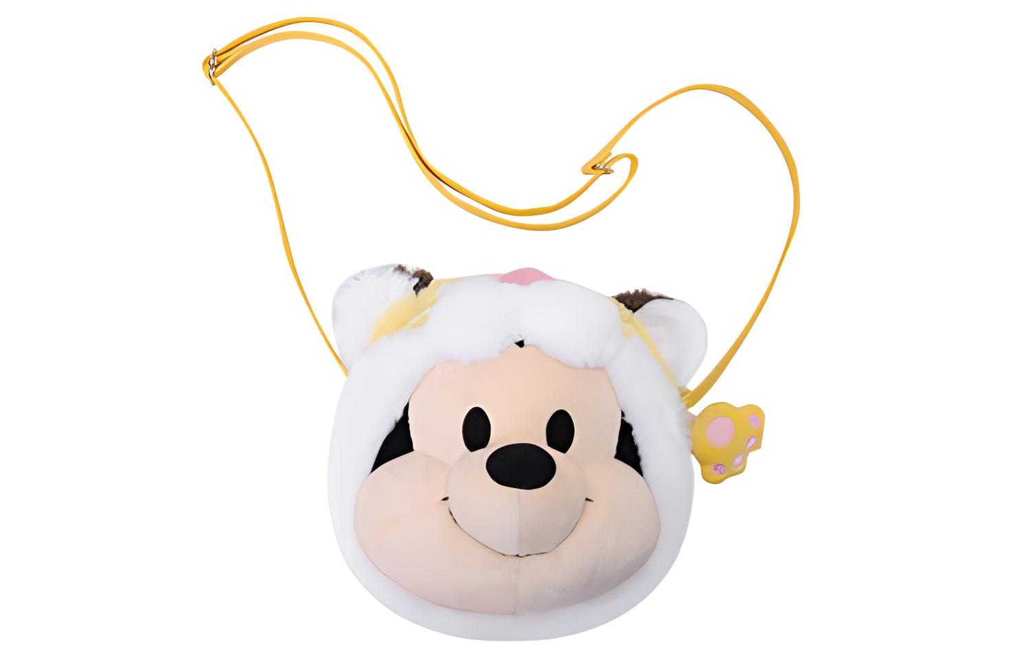 

Disney Плюшевая наплечная сумка через плечо унисекс белая