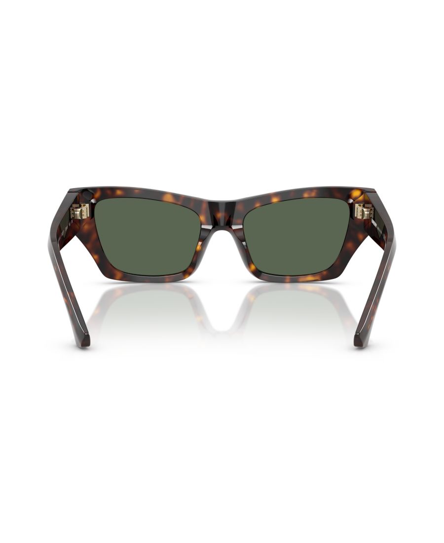 Женские солнцезащитные очки BE4441U Burberry, Dark Havana — фото 2