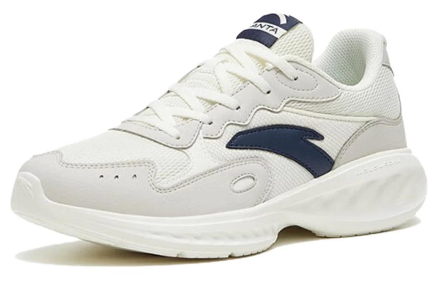 ANTA Нескользящие кроссовки Nebula Cushioning с амортизацией и устойчивостью к истиранию мужские бело-серо-голубые — фото 3