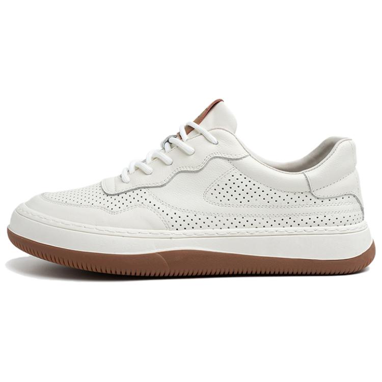 

FED Кроссовки для скейтбординга мужские Top Grain Cow Leather Lightweight And Breathable Low top White