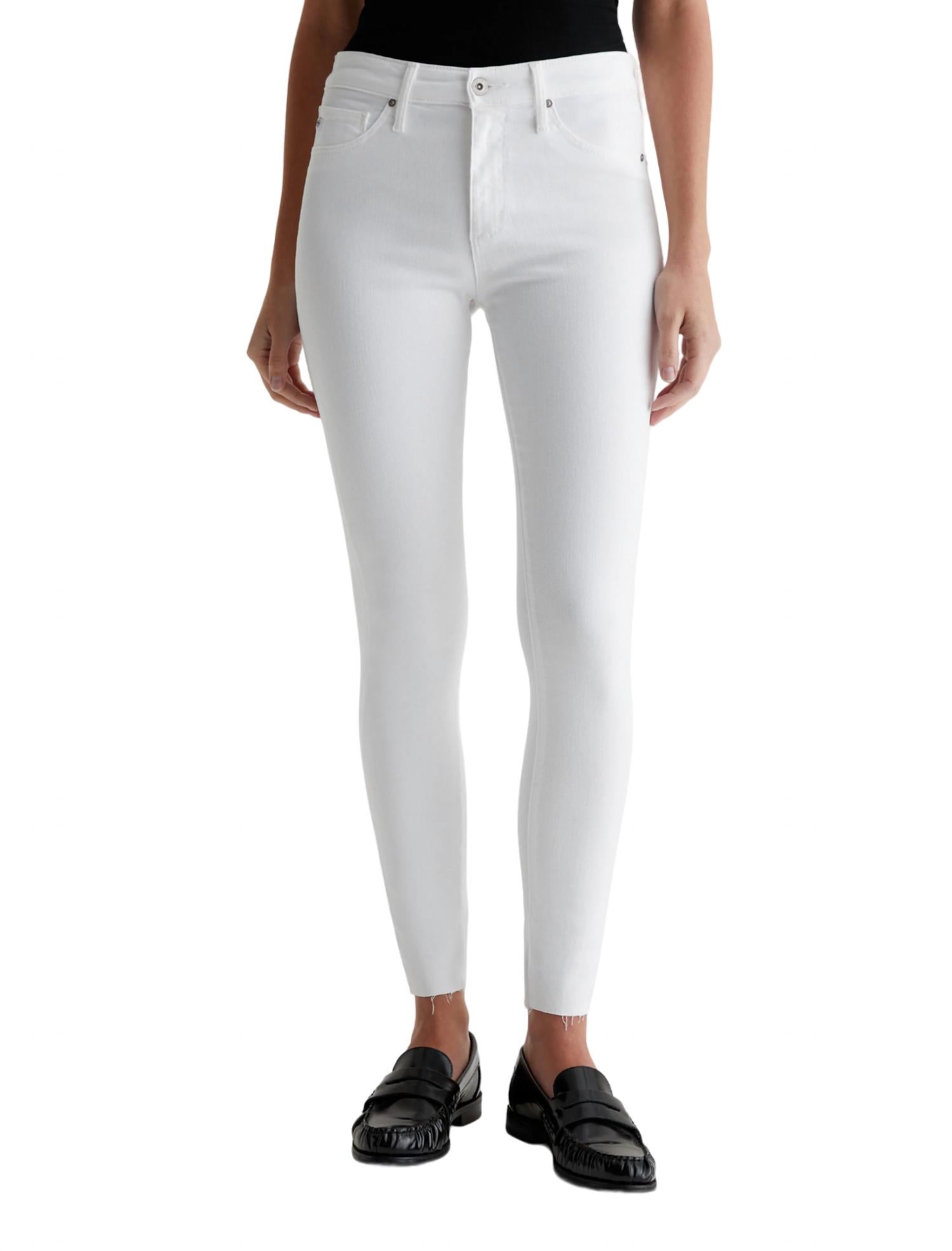 

Джинсы Farrah Skinny Ankle Jeans белого цвета AG Jeans