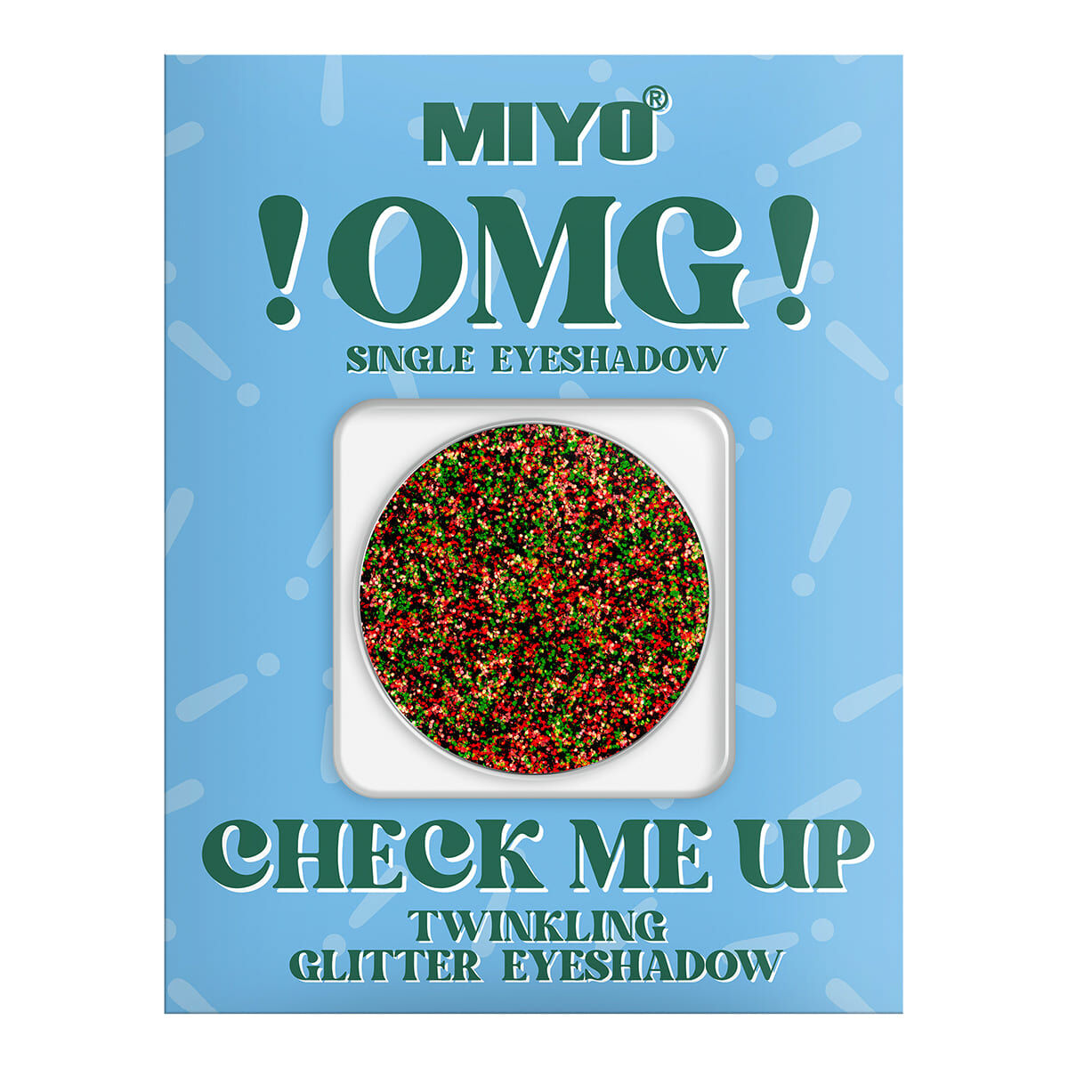 

Тени для век с блестками 20 арлекин Miyo Omg! Check Me Up, 1,3 гр