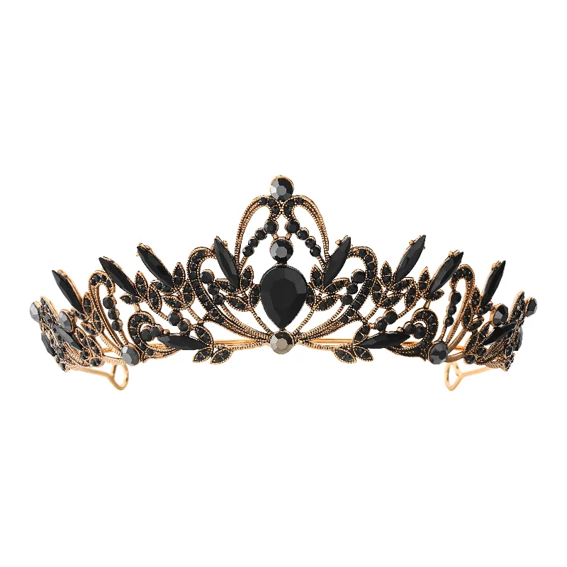 Женская повязка на голову VIVIWELL, Baroque Black Crown