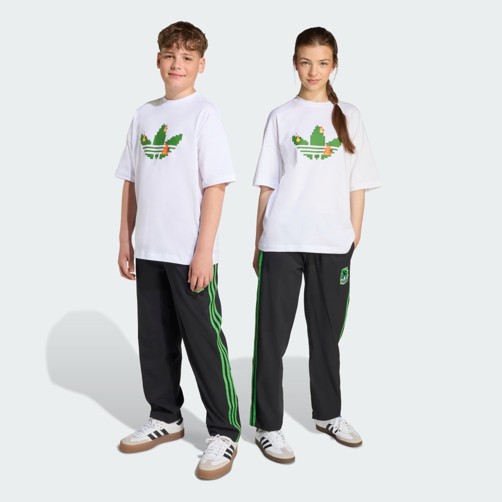 

Спортивные брюки Adidas x Minecraft Wide Leg Pants Kids, черный