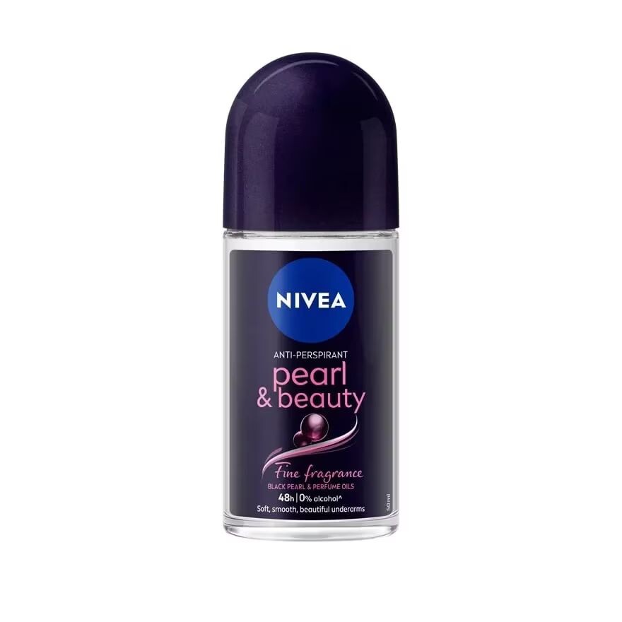 

Nivea Roll On Pearl Beauty Черный жемчуг 50 мл. โรลออนลดเหงื่อ и, Black