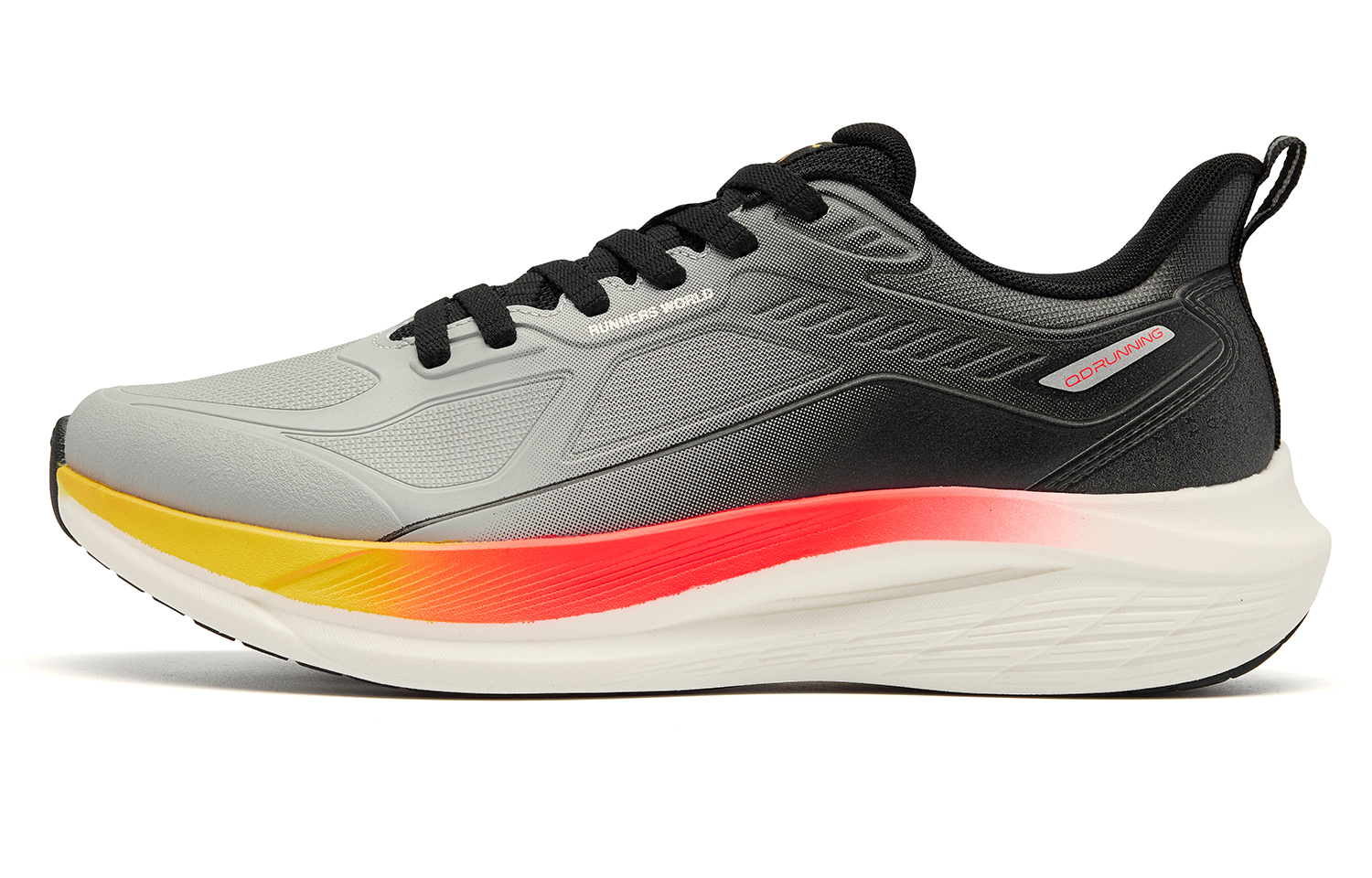 

Кроссовки для бега с низким верхом, противоскользящие, износостойкие, мужские, серо-черные QIAODAN, Mist Gray Black