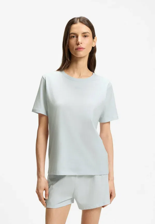 Футболка-пижама Boss, модель Ci_T-Shirt pyjama top, светло-фиолетовая