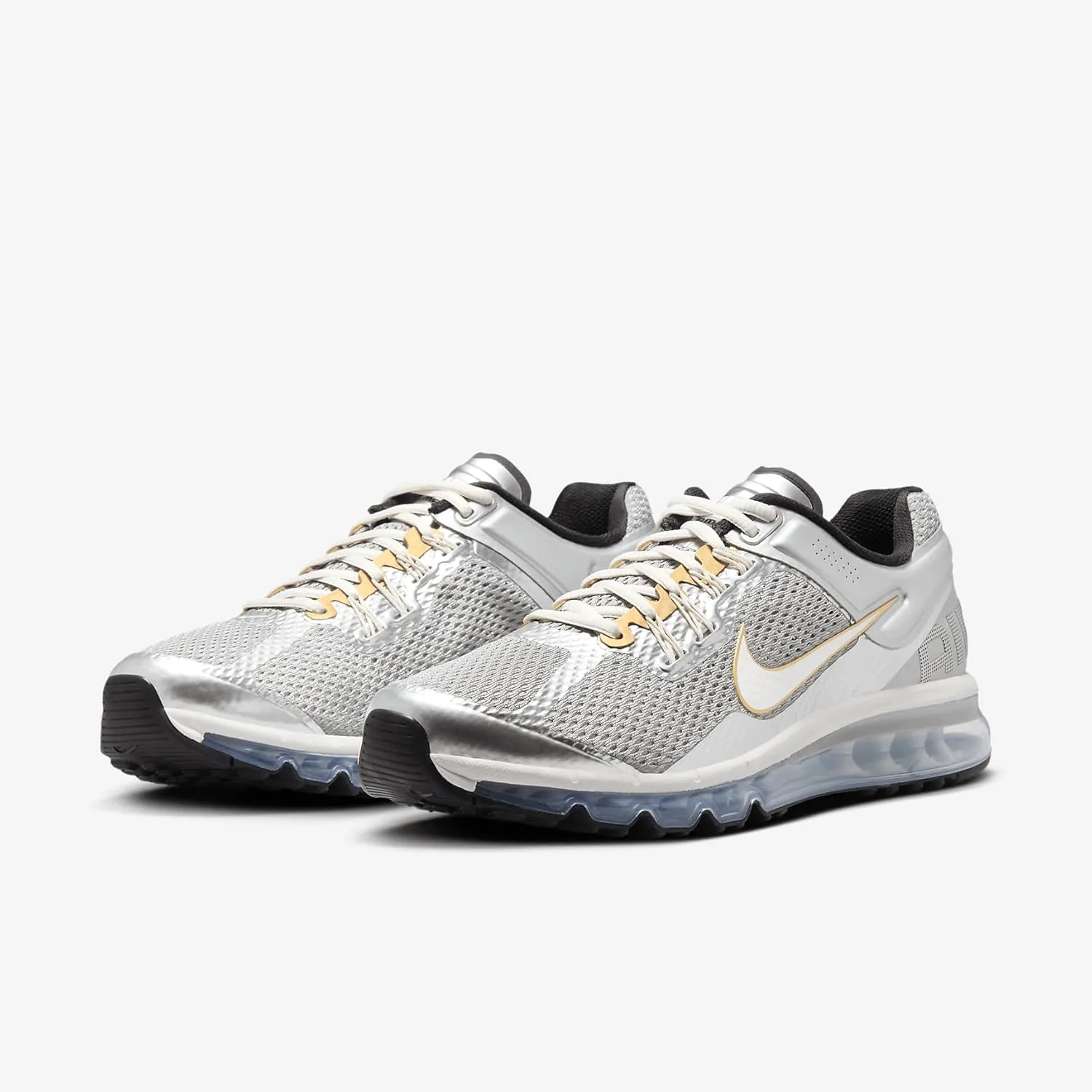 Мужские кроссовки Nike Air Max 2013, металлик серебристый/металлик/металлик золотой — фото 4