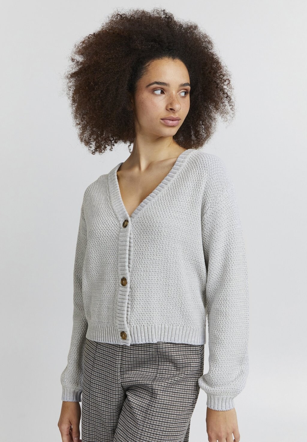 

Кардиган ICHI IHNOELLE CA, цвет light grey melange