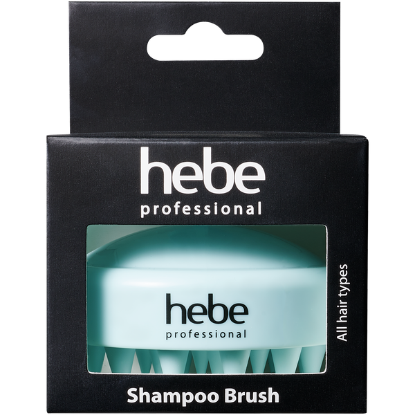 Щетка для мытья волос и массажа головы с ароматом мяты, 1 шт. Hebe Professional Shampoo brush — фото 3