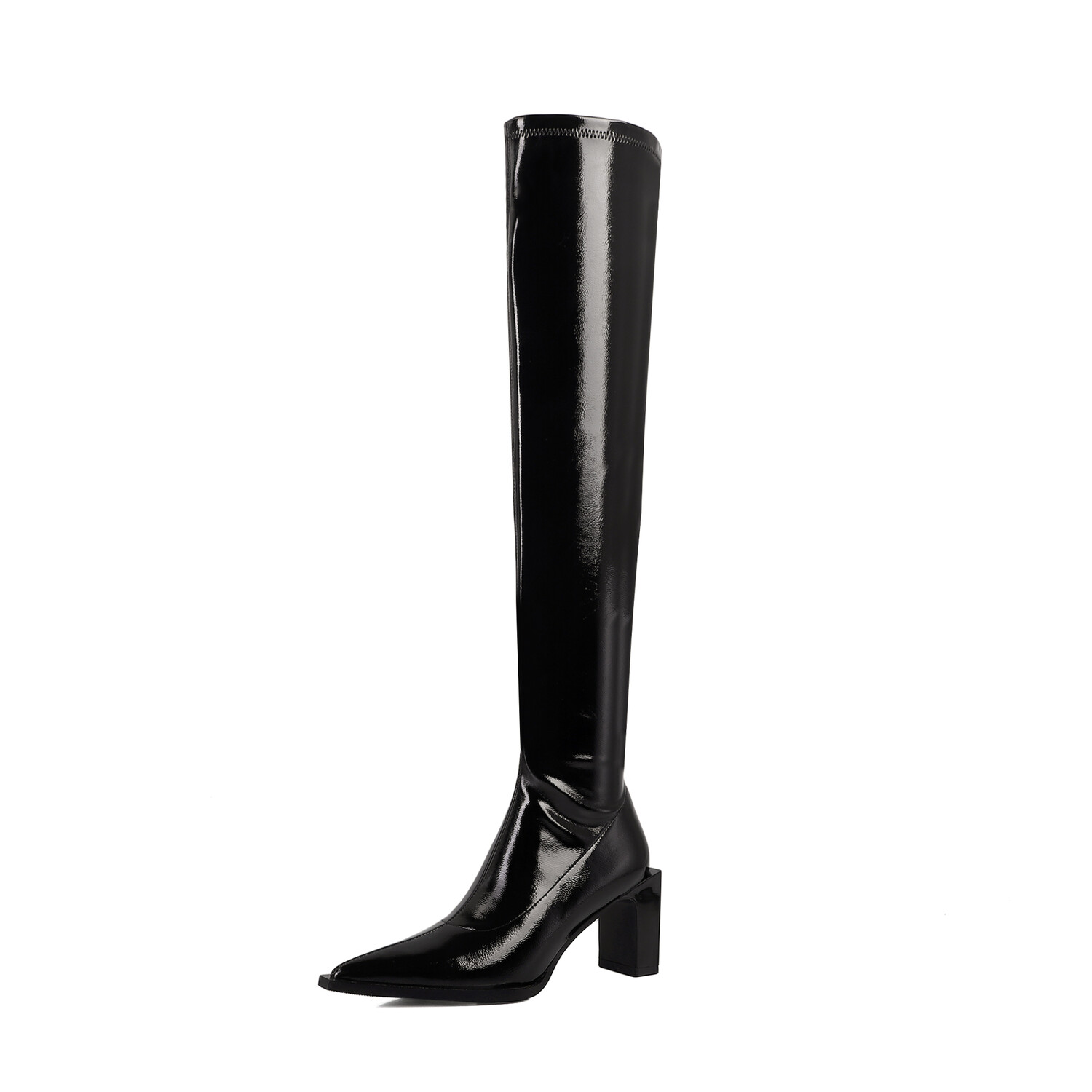 

Сапоги женские Pvaj, цвет Black Patent Leather