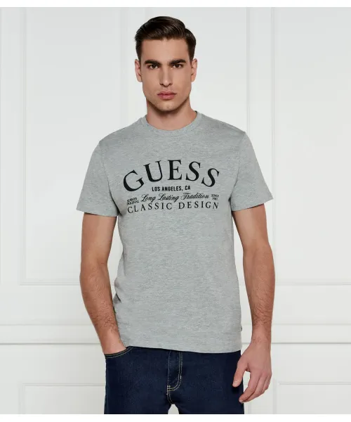 

Классическая футболка Regular fit Guess Jeans, серый