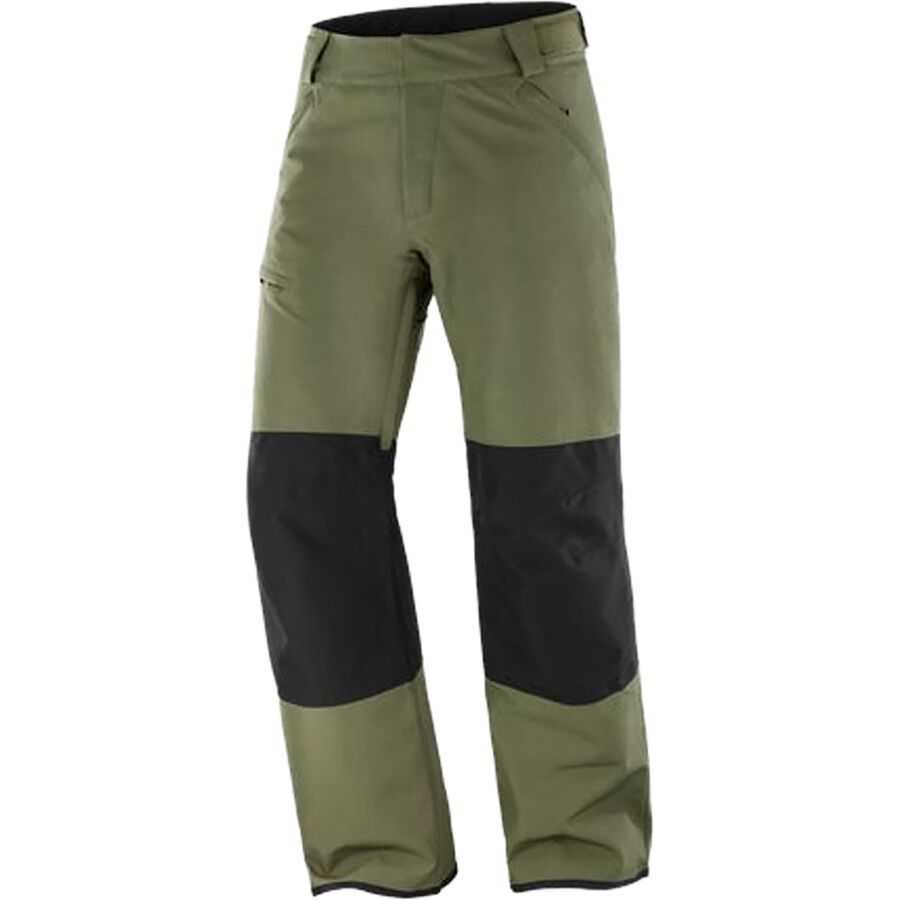 

Брюки Salomon Transfer Puff Salomon, Olive Night/Deep Black