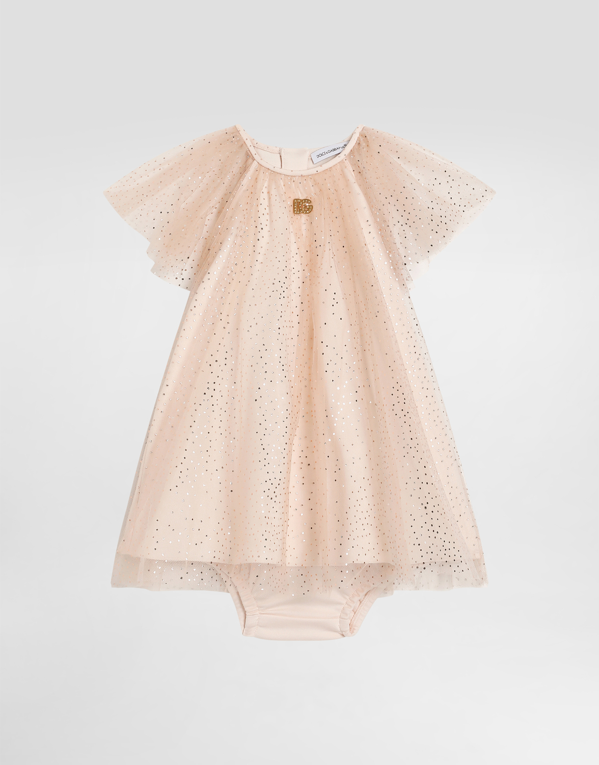 

Платье из тюля в горошек Dolce&Gabbana, мультиколор