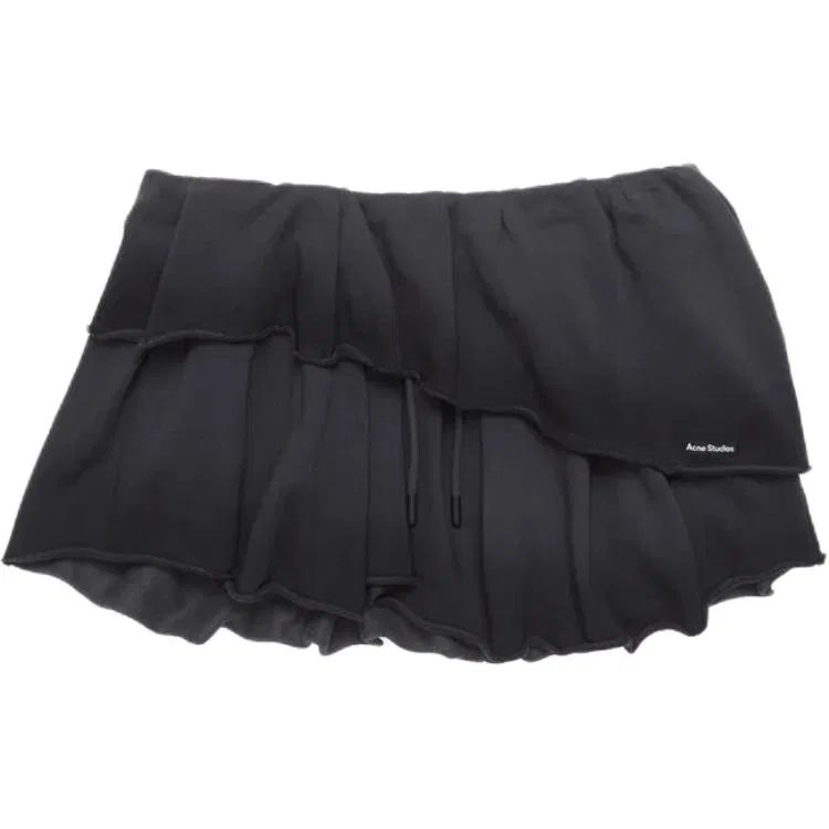 Юбка короткая повседневная Acne Studios Faded Blue