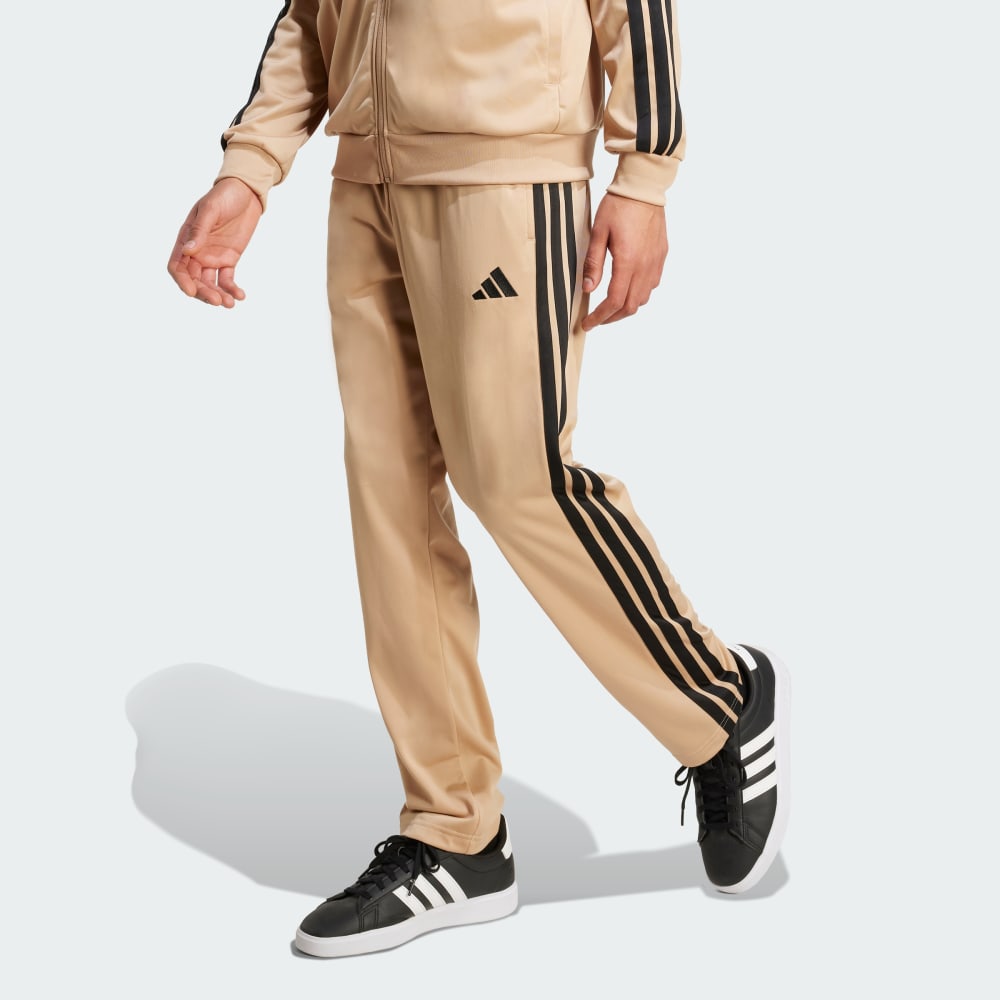 

Спортивные брюки Adidas 3-Stripes Tricot Regular-Fit Open Hem Track Pants, цвет Warm Sandstone