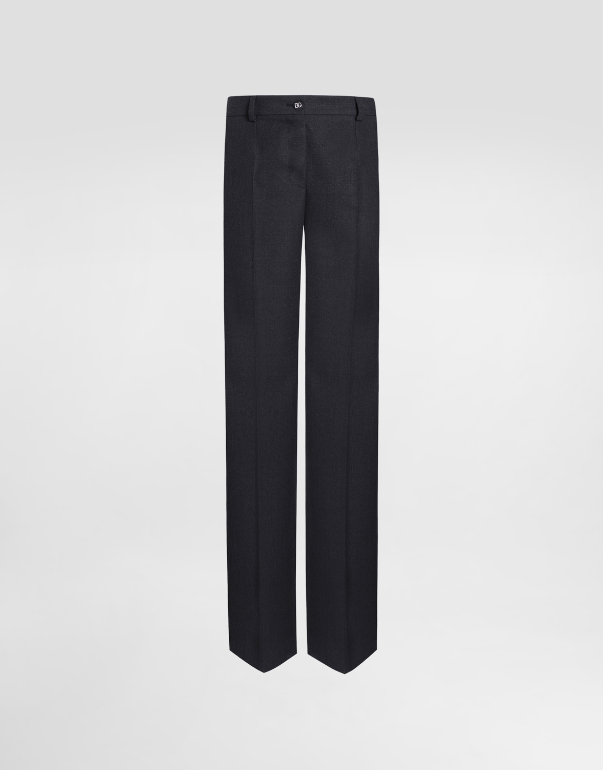 

Расклешенные шерстяные брюки Dolce & Gabbana, серый