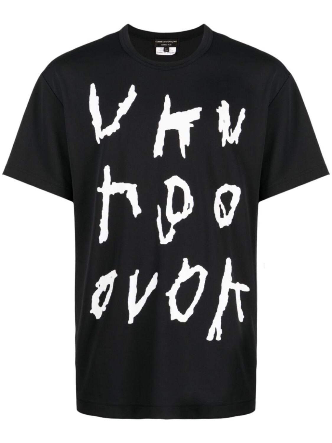 

Comme des Garçons Homme Plus футболка с принтом, черный