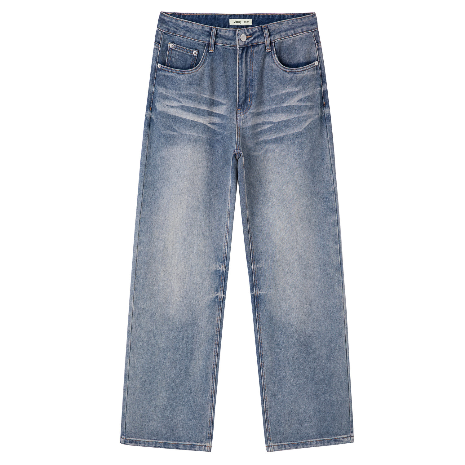 

Jeep Джинсы Unisex P755MWNW85 Ice Blue Moderate Straight Fit