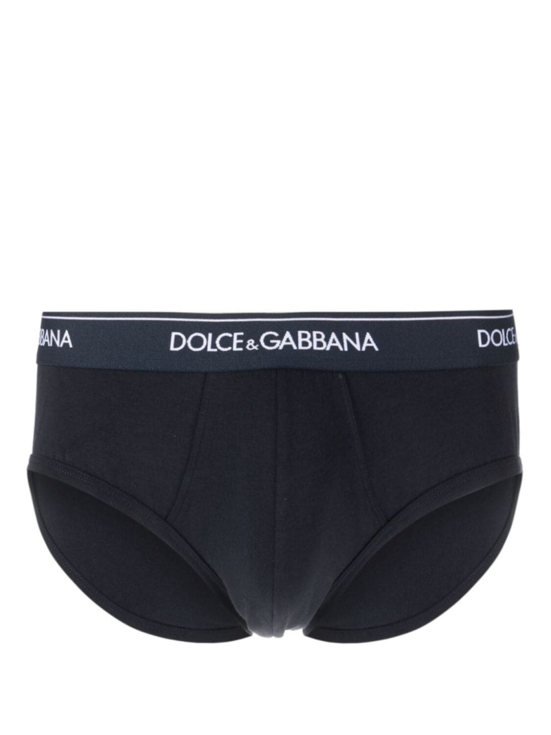 Dolce & Gabbana комплект из двух трусов-брифов с логотипом, синий — фото 2
