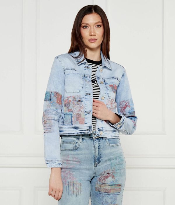 

Джинсовая куртка chaq_los angeles Regular fit Desigual, синий