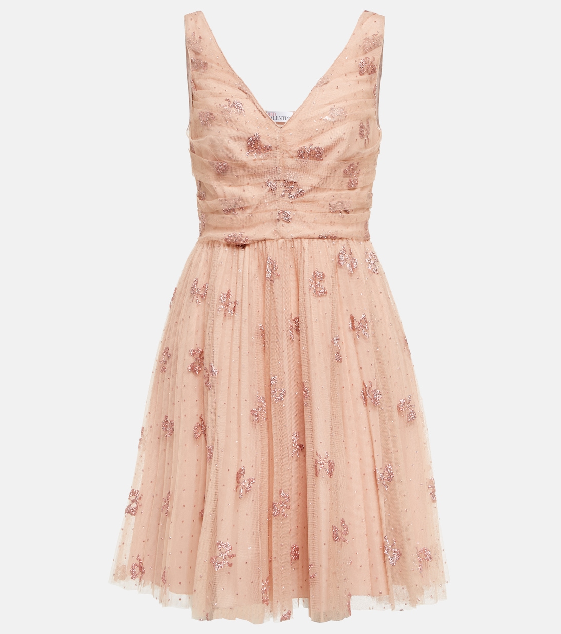 

Мини-платье из блестящего тюля REDValentino, Pale Pink
